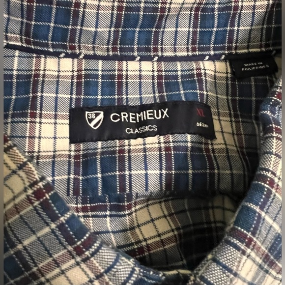 Cremieux Classics Blue Plaid Shirt Button Down Long Sleeve Men’s Size XL - Picture 2 of 6